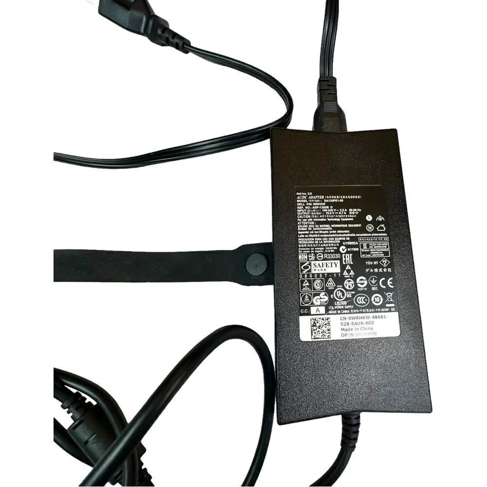 OEM Dell 130W 19.5V 6.7A PA-4E AC Power Adapter DA130PE1-00